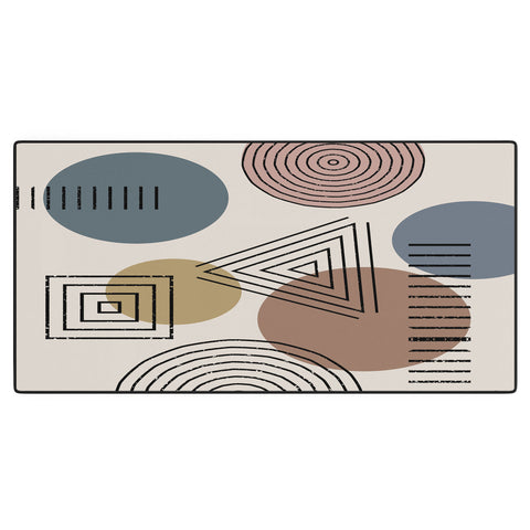 Sheila Wenzel-Ganny Mix It Up Geo Pattern Desk Mat