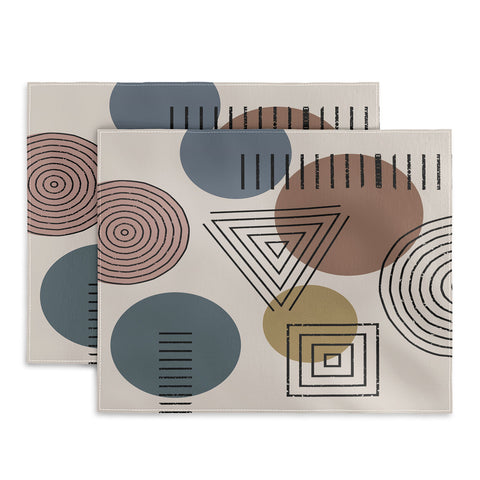 Sheila Wenzel-Ganny Mix It Up Geo Pattern Placemat