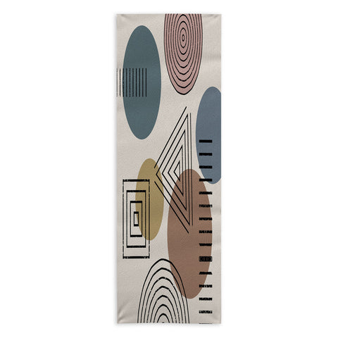 Sheila Wenzel-Ganny Mix It Up Geo Pattern Yoga Towel