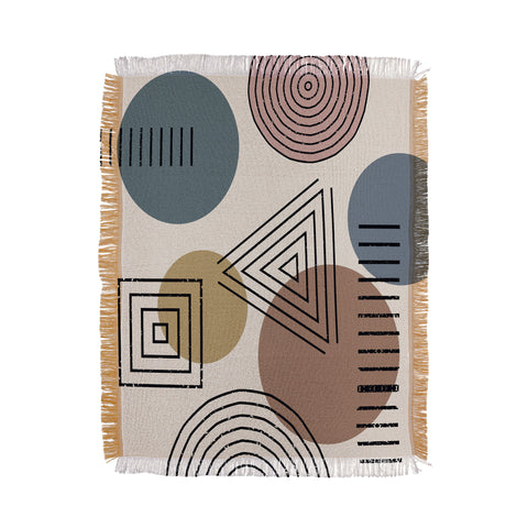 Sheila Wenzel-Ganny Mix It Up Geo Pattern Throw Blanket