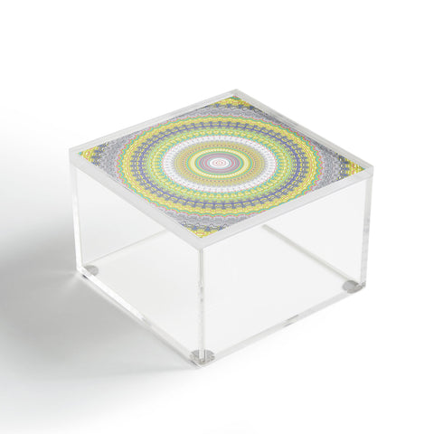 Sheila Wenzel-Ganny Mixed Pastel Mandala Acrylic Box