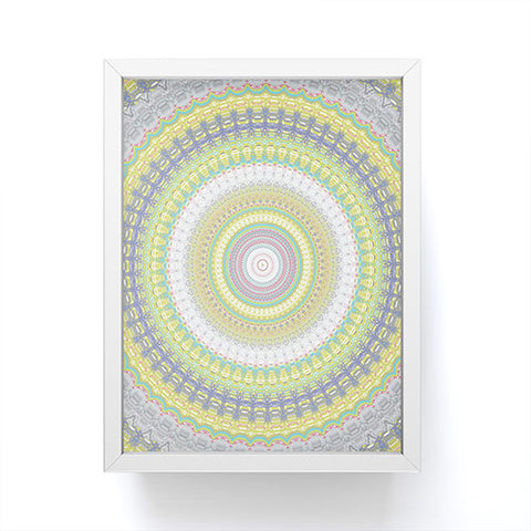 Sheila Wenzel-Ganny Mixed Pastel Mandala Framed Mini Art Print