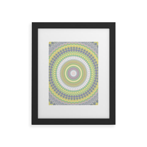 Sheila Wenzel-Ganny Mixed Pastel Mandala Framed Art Print