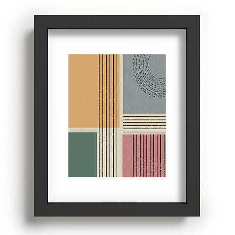 Sheila Wenzel-Ganny Modern Geo Design Recessed Framing Rectangle