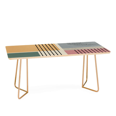 Sheila Wenzel-Ganny Modern Geo Design Coffee Table