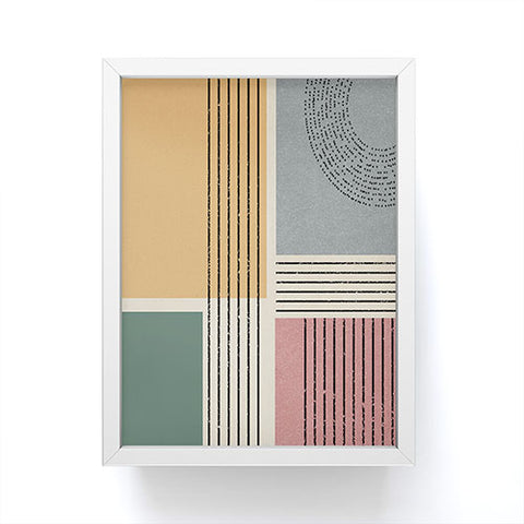 Sheila Wenzel-Ganny Modern Geo Design Framed Mini Art Print