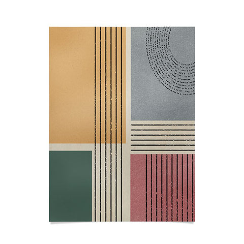 Sheila Wenzel-Ganny Modern Geo Design Poster