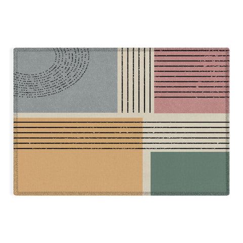 Sheila Wenzel-Ganny Modern Geo Design Outdoor Rug