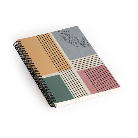 Sheila Wenzel-Ganny Modern Geo Design Spiral Notebook