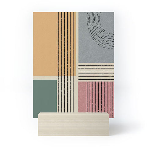 Sheila Wenzel-Ganny Modern Geo Design Mini Art Print