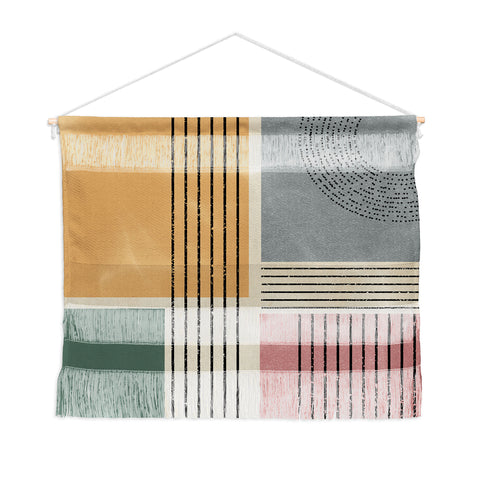 Sheila Wenzel-Ganny Modern Geo Design Wall Hanging Landscape