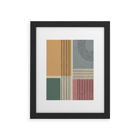 Sheila Wenzel-Ganny Modern Geo Design Framed Art Print