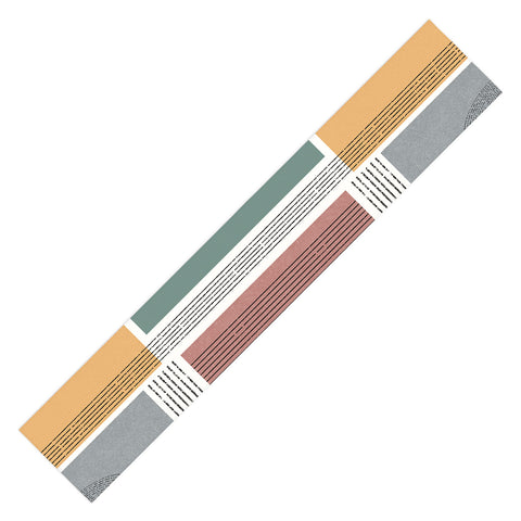 Sheila Wenzel-Ganny Modern Geo Design Table Runner