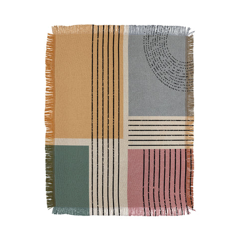 Sheila Wenzel-Ganny Modern Geo Design Throw Blanket