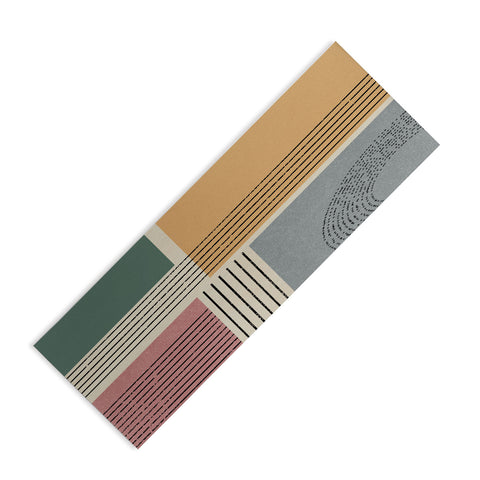 Sheila Wenzel-Ganny Modern Geo Design Yoga Mat