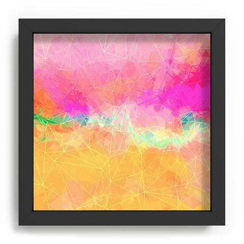 Sheila Wenzel-Ganny Modern Pastel Rainbow Cascade Recessed Framing Square