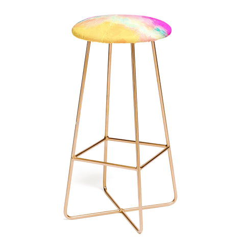 Sheila Wenzel-Ganny Modern Pastel Rainbow Cascade Bar Stool