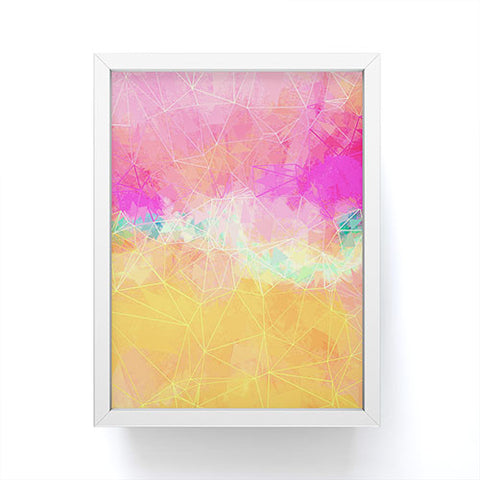Sheila Wenzel-Ganny Modern Pastel Rainbow Cascade Framed Mini Art Print
