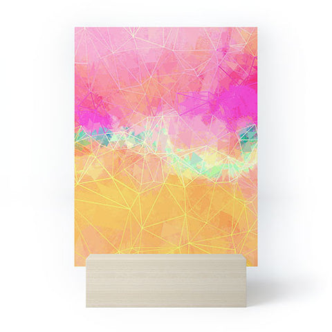 Sheila Wenzel-Ganny Modern Pastel Rainbow Cascade Mini Art Print