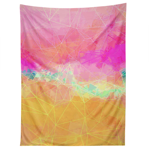 Sheila Wenzel-Ganny Modern Pastel Rainbow Cascade Tapestry