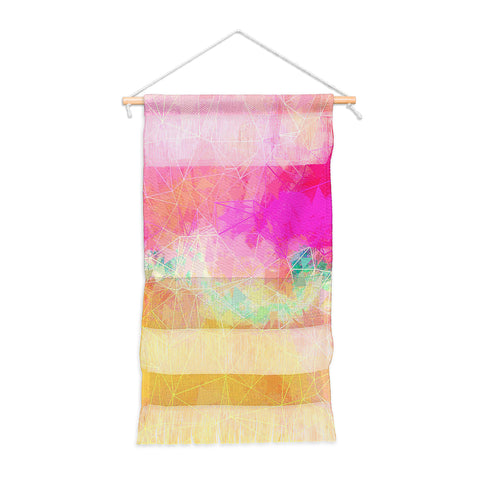 Sheila Wenzel-Ganny Modern Pastel Rainbow Cascade Wall Hanging Portrait