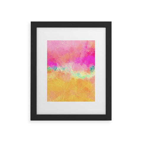 Sheila Wenzel-Ganny Modern Pastel Rainbow Cascade Framed Art Print