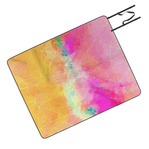 Sheila Wenzel-Ganny Modern Pastel Rainbow Cascade Picnic Blanket