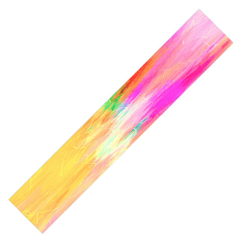 Sheila Wenzel-Ganny Modern Pastel Rainbow Cascade Table Runner