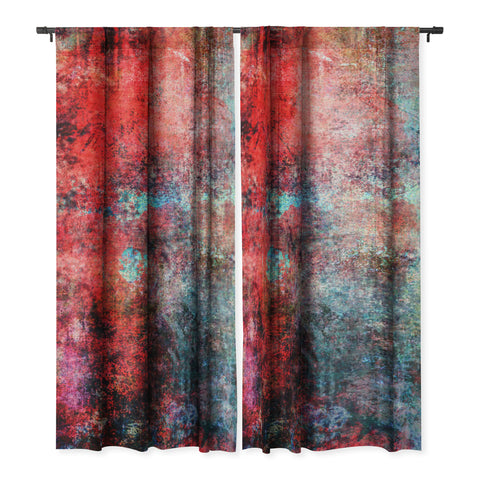 Sheila Wenzel-Ganny Modern Red Abstract Blackout Non Repeat