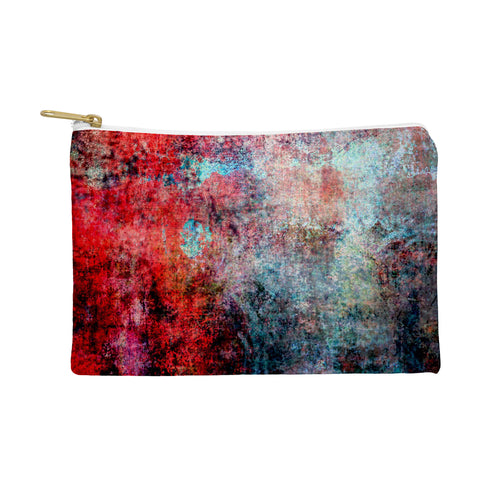 Sheila Wenzel-Ganny Modern Red Abstract Pouch