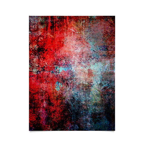 Sheila Wenzel-Ganny Modern Red Abstract Poster