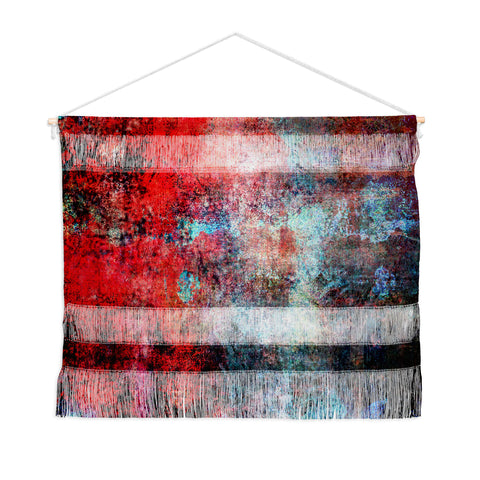 Sheila Wenzel-Ganny Modern Red Abstract Wall Hanging Landscape