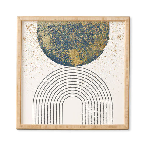 Sheila Wenzel-Ganny Moon Stardust Rainbow Framed Wall Art