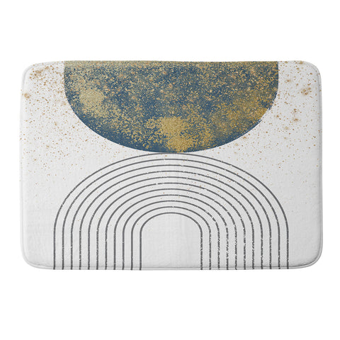 Sheila Wenzel-Ganny Moon Stardust Rainbow Memory Foam Bath Mat