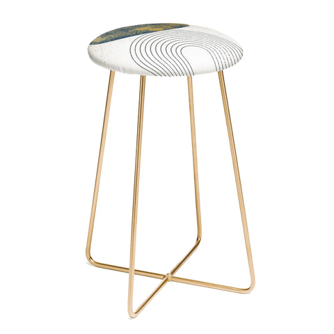 Sheila Wenzel-Ganny Moon Stardust Rainbow Counter Stool