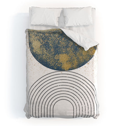 Sheila Wenzel-Ganny Moon Stardust Rainbow Duvet Cover
