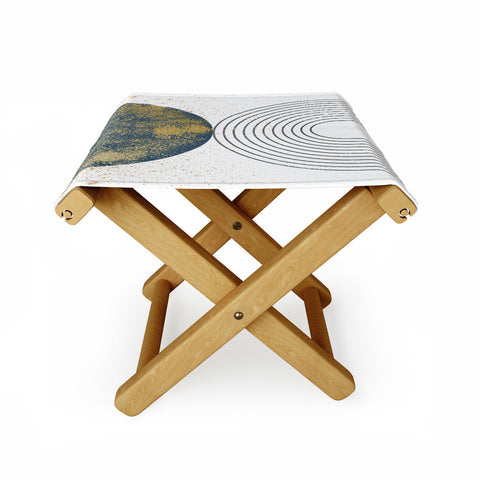 Sheila Wenzel-Ganny Moon Stardust Rainbow Folding Stool