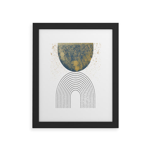 Sheila Wenzel-Ganny Moon Stardust Rainbow Framed Art Print