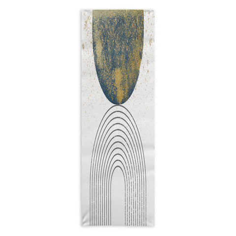 Sheila Wenzel-Ganny Moon Stardust Rainbow Yoga Towel