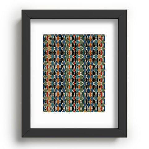Sheila Wenzel-Ganny Moroccan Braided Abstract Recessed Framing Rectangle