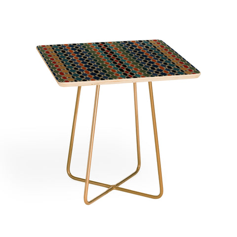 Sheila Wenzel-Ganny Moroccan Braided Abstract Side Table