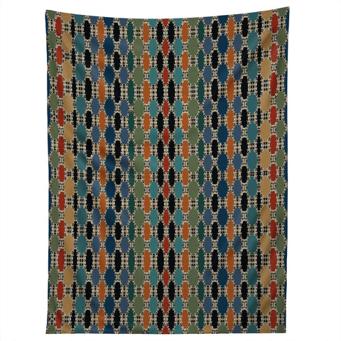 Sheila Wenzel-Ganny Moroccan Braided Abstract Tapestry