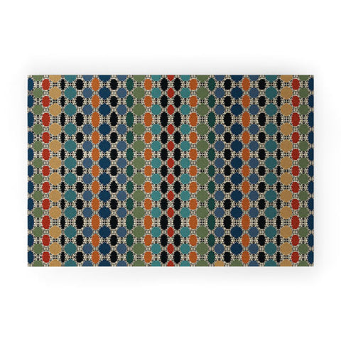 Sheila Wenzel-Ganny Moroccan Braided Abstract Welcome Mat
