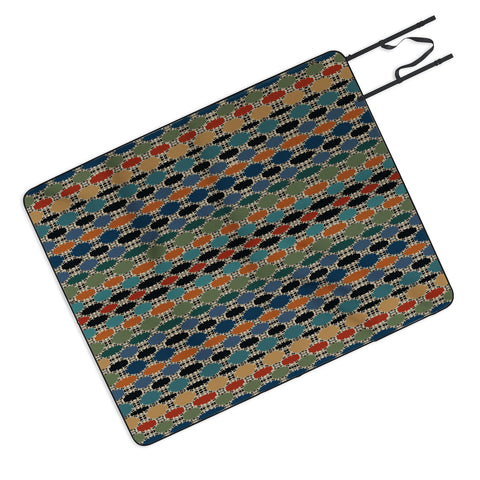 Sheila Wenzel-Ganny Moroccan Braided Abstract Picnic Blanket
