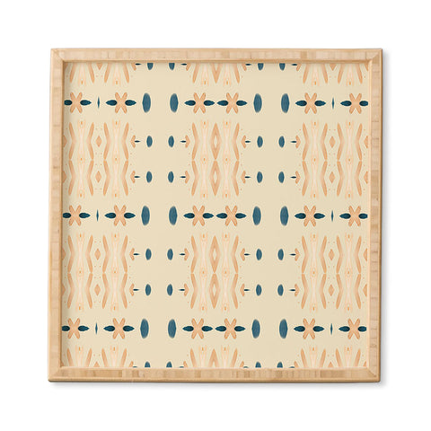 Sheila Wenzel-Ganny Mud Cloth Neutral Framed Wall Art
