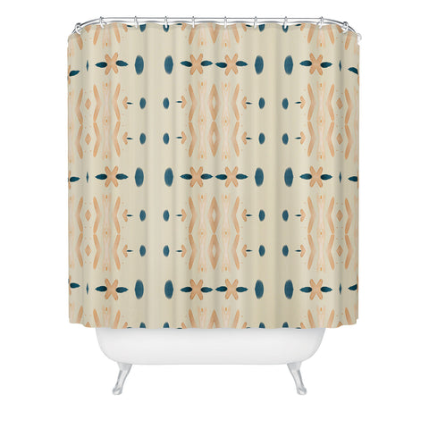 Sheila Wenzel-Ganny Mud Cloth Neutral Shower Curtain