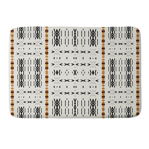 Sheila Wenzel-Ganny MudCloth Tribal Western Memory Foam Bath Mat