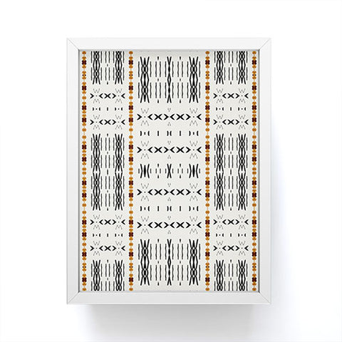 Sheila Wenzel-Ganny MudCloth Tribal Western Framed Mini Art Print