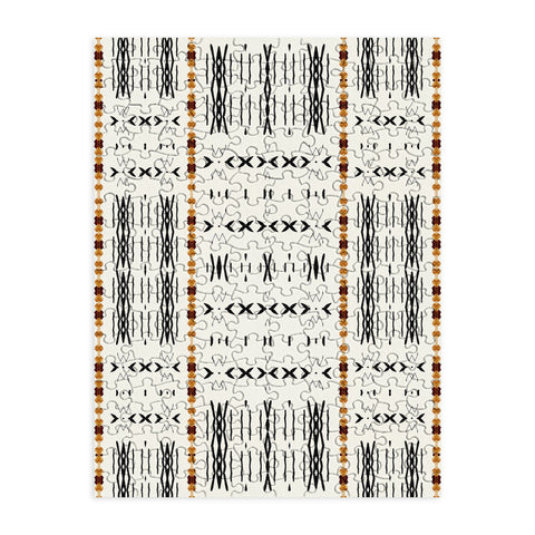 Sheila Wenzel-Ganny MudCloth Tribal Western Puzzle