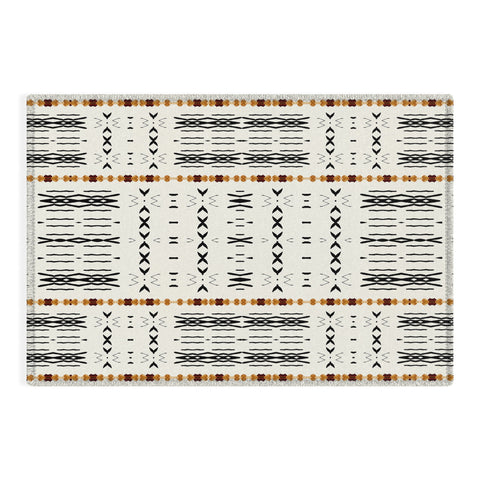 Sheila Wenzel-Ganny MudCloth Tribal Western Outdoor Rug